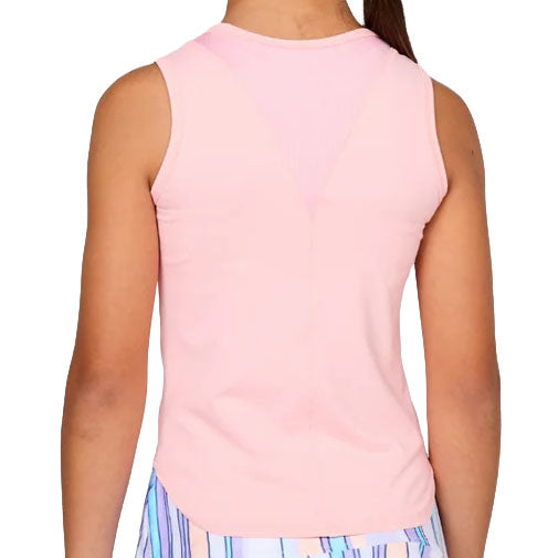 Sofibella UV White Girls Tennis Tank Top