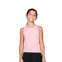 Load image into Gallery viewer, Sofibella UV Racerback Girls Tennis Tank Top - Bubble/L
 - 7