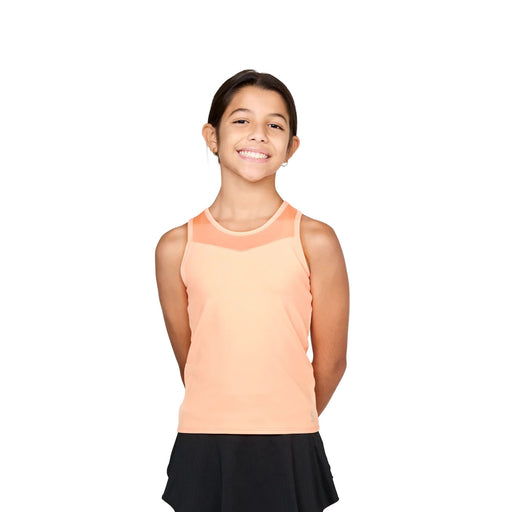 Sofibella UV Racerback Girls Tennis Tank Top - Sorbet/L