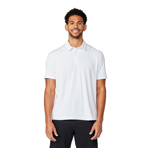  Sofibella SB Sport Mens Tennis Polo - White/1X