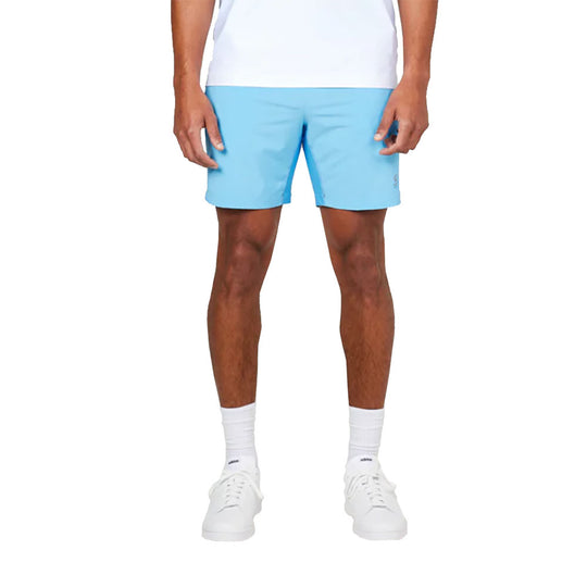 SB Sport Men 7 Inch Neo Blue Mens Tennis Short