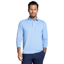 Load image into Gallery viewer, Ibkul Essential Solid LS Mens Polo - Peri/XL
 - 3