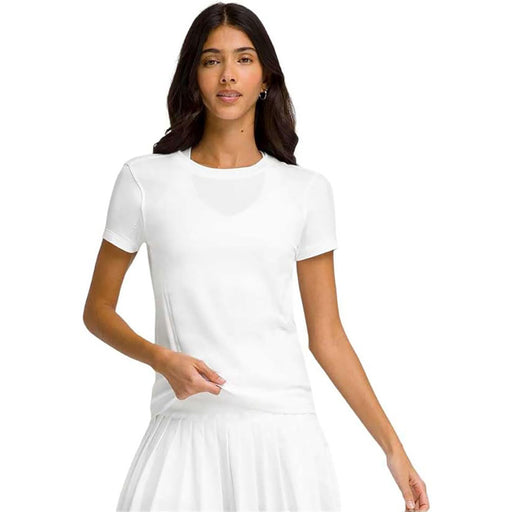 Wilson Pro Seamless Womens Tennis Shirt - Bright White/L