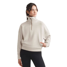 Load image into Gallery viewer, Rhone DreamGlow Half Zip Womens Pullover - Sand/L
 - 1