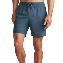 Load image into Gallery viewer, Rhone Pursuit Unlined 7 Inch Mens Tennis Shorts - Dark Teal/XL
 - 3