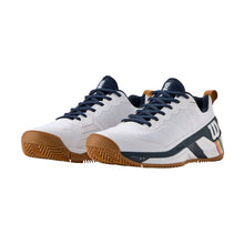 Load image into Gallery viewer, Wilson Rush Pro 4.5 Clay RG Mens Tennis Shoes - Wt/Nvy Blzr/Gum/D Medium/13.0
 - 1