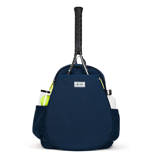 Ame & Lulu Game On Navy/Lime Tennis Backpack