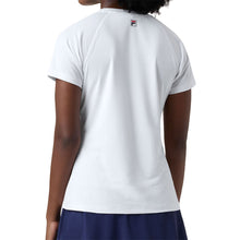 Load image into Gallery viewer, FILA Essen Short Sleeve Mesh Back Wmn Tennis Shirt
 - 4