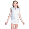 Lucky In Love Lovely Pleat Sleeveless Girls Polo