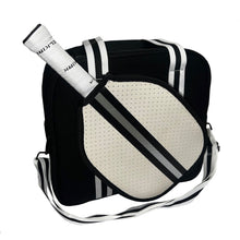 Load image into Gallery viewer, Vaught Sports Neoprene Pickleball Bag - Black/Cream
 - 1
