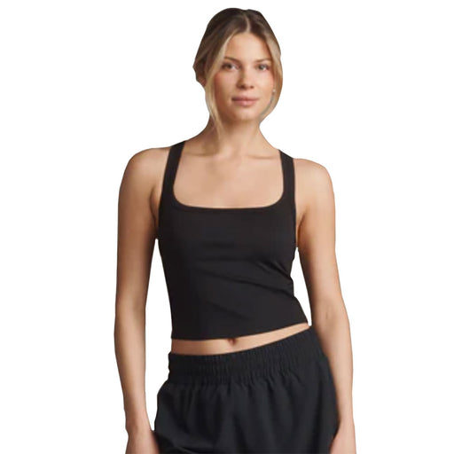 Rhone Serene Shelf Bra Womens Tennis Tank - Black/M