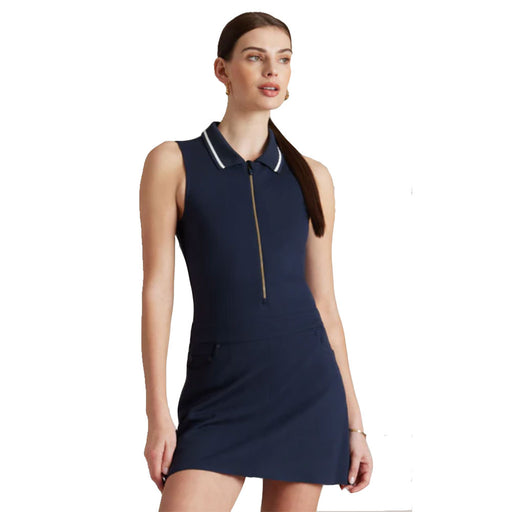 Rhone Pin High Ponte Womens Dress - Navy Blue/M