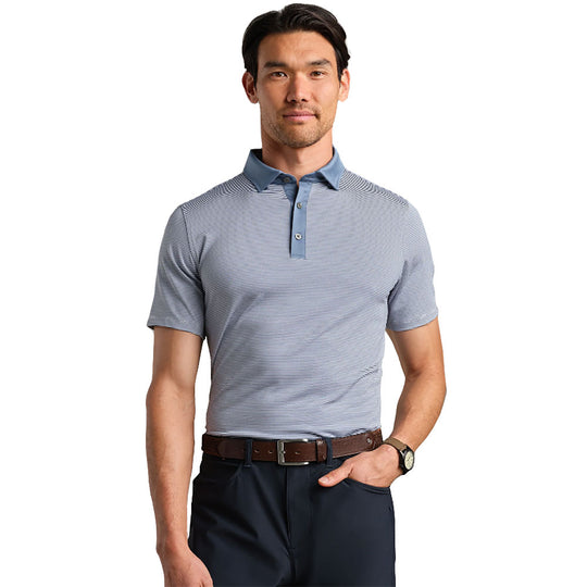 Rhone Sport Feeder Stripe Mens Polo