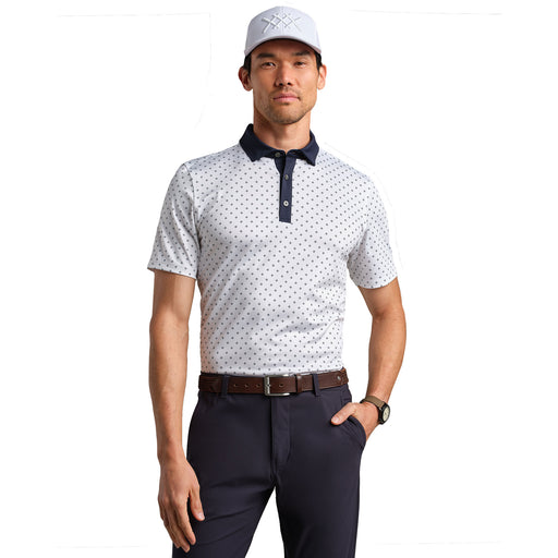Rhone Sport Micro Foulard Mens Polo - True Nvy Foulrd/XL