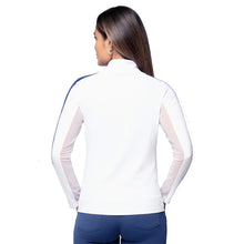 Load image into Gallery viewer, Ibkul Color Block Long Sleeve Mock Womens QZ
 - 4