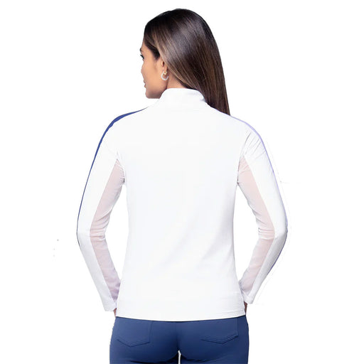 Ibkul Color Block Long Sleeve Mock Womens QZ