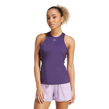 Load image into Gallery viewer, Adidas Y-Tank Womens Tennis Tank Top - Aurora Plum/L
 - 1
