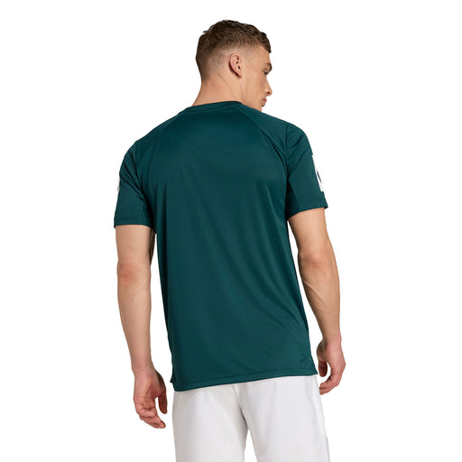 Adidas Club 3 Stripes Mens Tennis Shirt