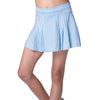 Lucky In Love Linen Stripe Pleat Girls Skort