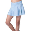 Lucky In Love Linen Stripe Pleat Girls Skort