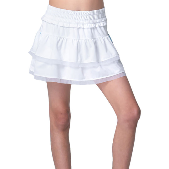 Lucky In Love Linen Play Girls Tennis Skirt