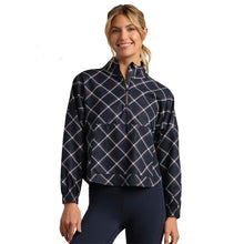 Load image into Gallery viewer, Rhone Mirage Printed Womens Anorak - Navy Windowpane/M
 - 1