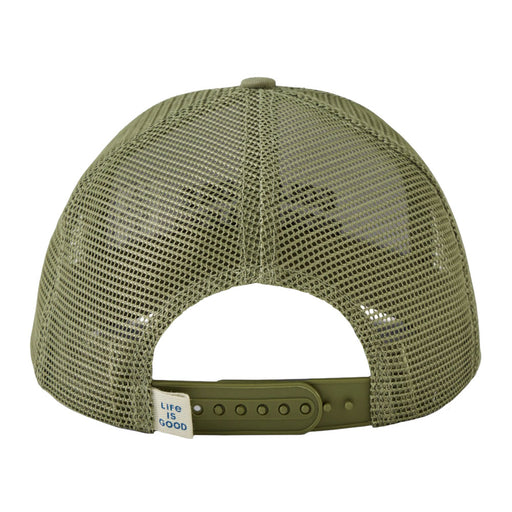 Life is Good More Worry Less Uni Trucker Cap