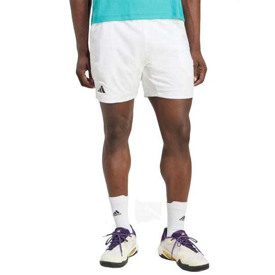 Adidas Climacool Ergo 7 Inch Mens White Tennis Shorts