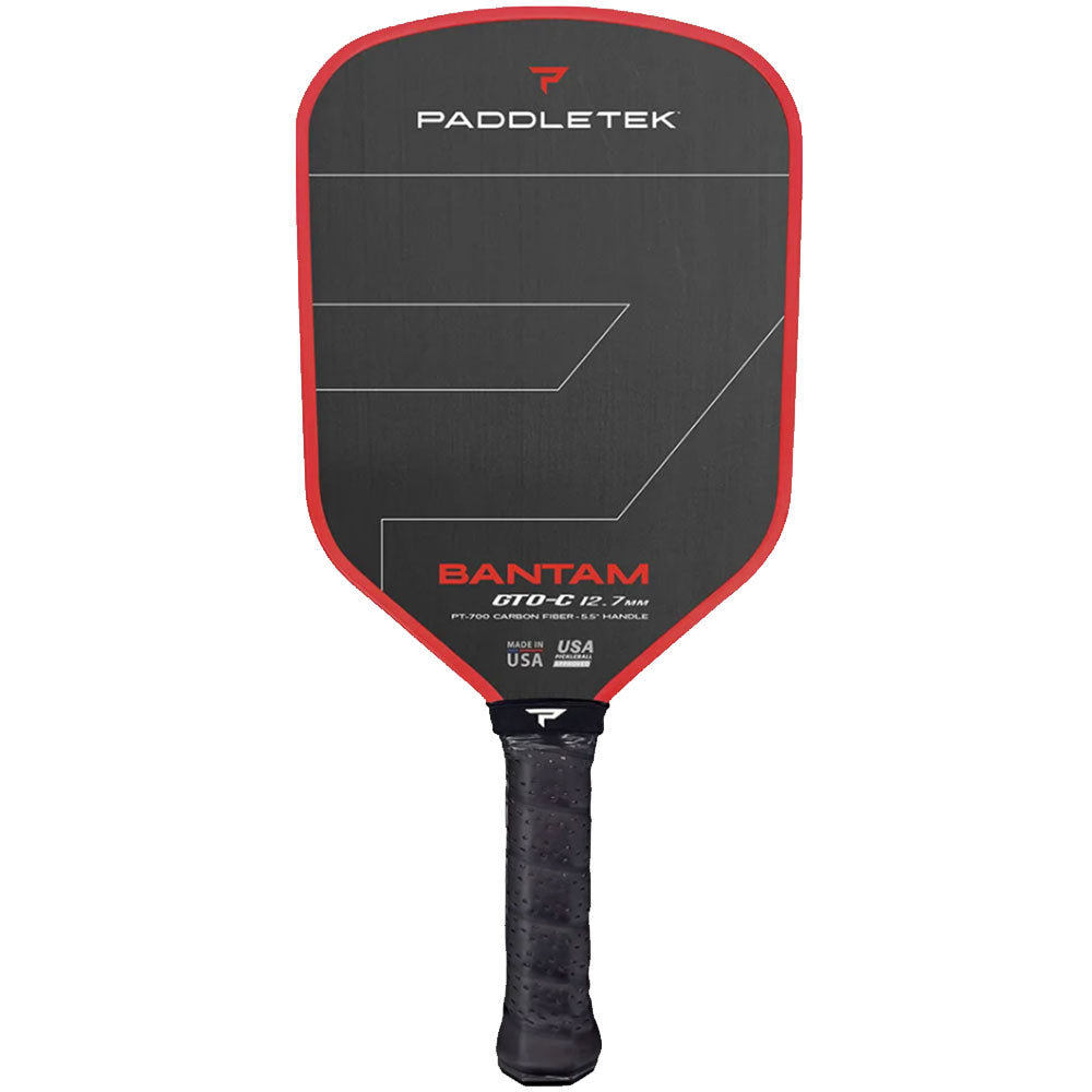 Paddletek Bantam GTO-C 12.7 Pickleball Paddle - Fire Red/4 1/4/7.7-8.1 OZ
