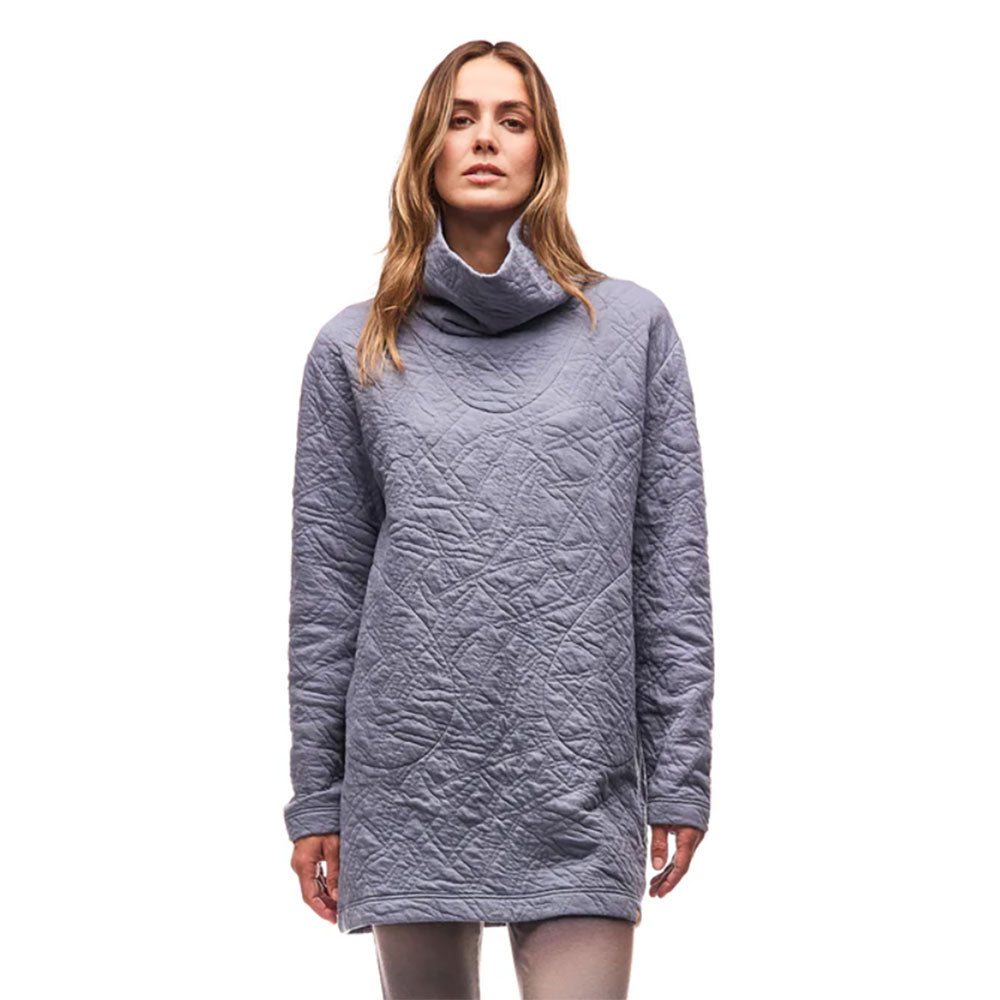 Indyeva Hulp Knit Womens Tunic - Blue Stone/L