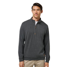 Load image into Gallery viewer, TravisMathew Cloud Mens QZ Sweater - Heather Black/XL
 - 1