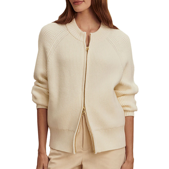 Varley Milo Zip Through Knit Womens Jacket