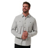 TravisMathew Cloud Waffle Button Up Mens Long Sleeve Shirt