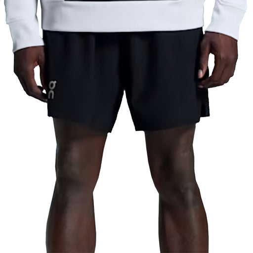 On 7 Inch Core Mens Tennis Shorts - Black/XL