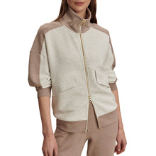 Load image into Gallery viewer, Varley Garcia 2-Tone Zip Through Womens Sweatshirt
 - 3