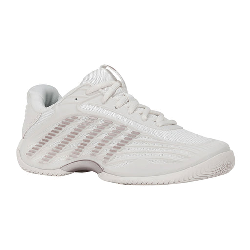K-Swiss Hypercourt Express 3 Womens Tennis Shoes - Blanc/Rose Gold/B Medium/10.0