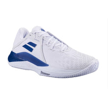 Load image into Gallery viewer, Babolat Propulse Fury 3 AC M Tennis Shoes 2026 - White/Dark Blue/D Medium/12.0
 - 1
