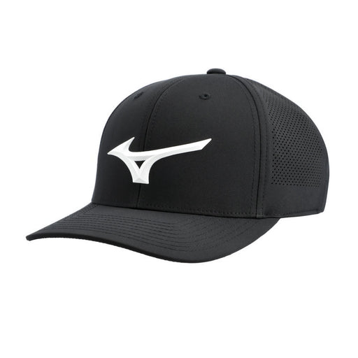 Mizuno Tour Vent Snapback Hat - Black/White/One Size