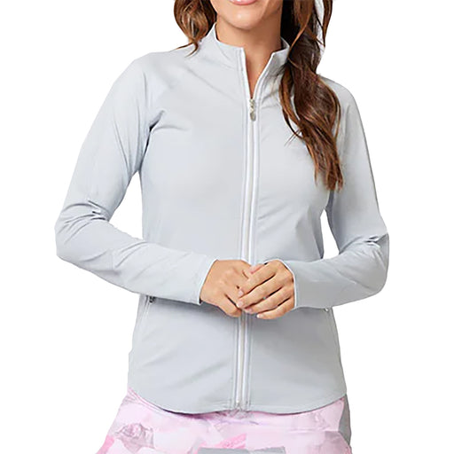 Sofibella Staples Womens Tennis Jacket - Stone/2X