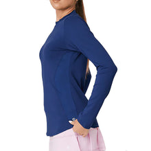 Load image into Gallery viewer, Sofibella UV Staples Sun Womens LS Tennis Shirt
 - 3