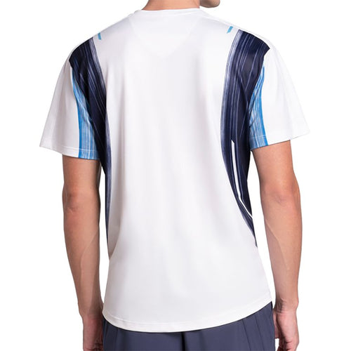 K-Swiss Breakline Stripe Crew Mens Tennis Shirt - 2