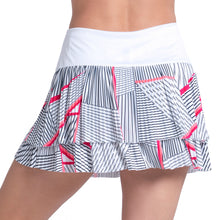 Load image into Gallery viewer, Lucky In Love Geo Glow Pleated Womens Tennis Skirt
 - 2