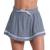 Lucky In Love High Waisted Seersucker Womens Tennis Skirt