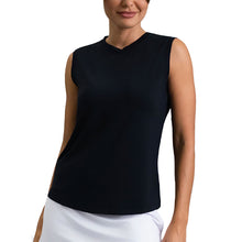 Load image into Gallery viewer, Ibkul Womens Tennis Muscle Tank Top - Black/XL
 - 1