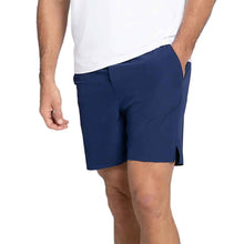 Load image into Gallery viewer, Ibkul Performance 7 Inch mens Tennis Shorts - Classic Navy/XL
 - 1