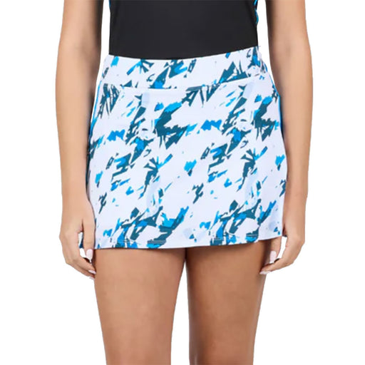 Sofibella Electric Blu 14 Inch Womens Tennis Skirt - Crystal Glow/XL