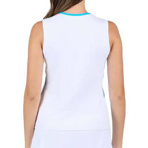 Sofibella Electric Wht 23in Womens Tennis Tank Top