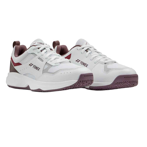 Yonex Power Cush Pro-Move Classic Mns Tennis Shoes - White/Red/2E WIDE/12.0