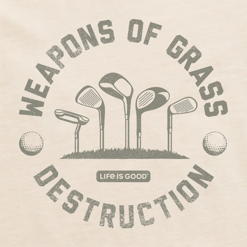 Life Is Good Weapons of Grass Desctruction Crusher Shortsleeve Mens T-Shirt - 2