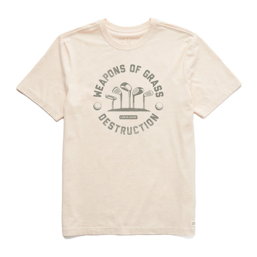 Life Is Good Weapons of Grass Desctruction Crusher Shortsleeve Mens T-Shirt
